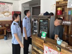 市场监视办理局和林格尔新区开展农村地域食物